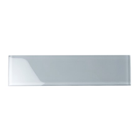 Apollo Tile 3X12 Soft Grey Glossy Subway Glass Tile 5 Sq.Ft., 20PK APLA99092312EC103